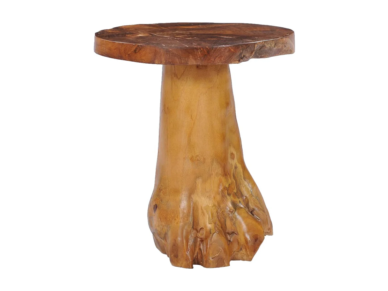 Couchtisch 40×40 cm Massivholz Teak