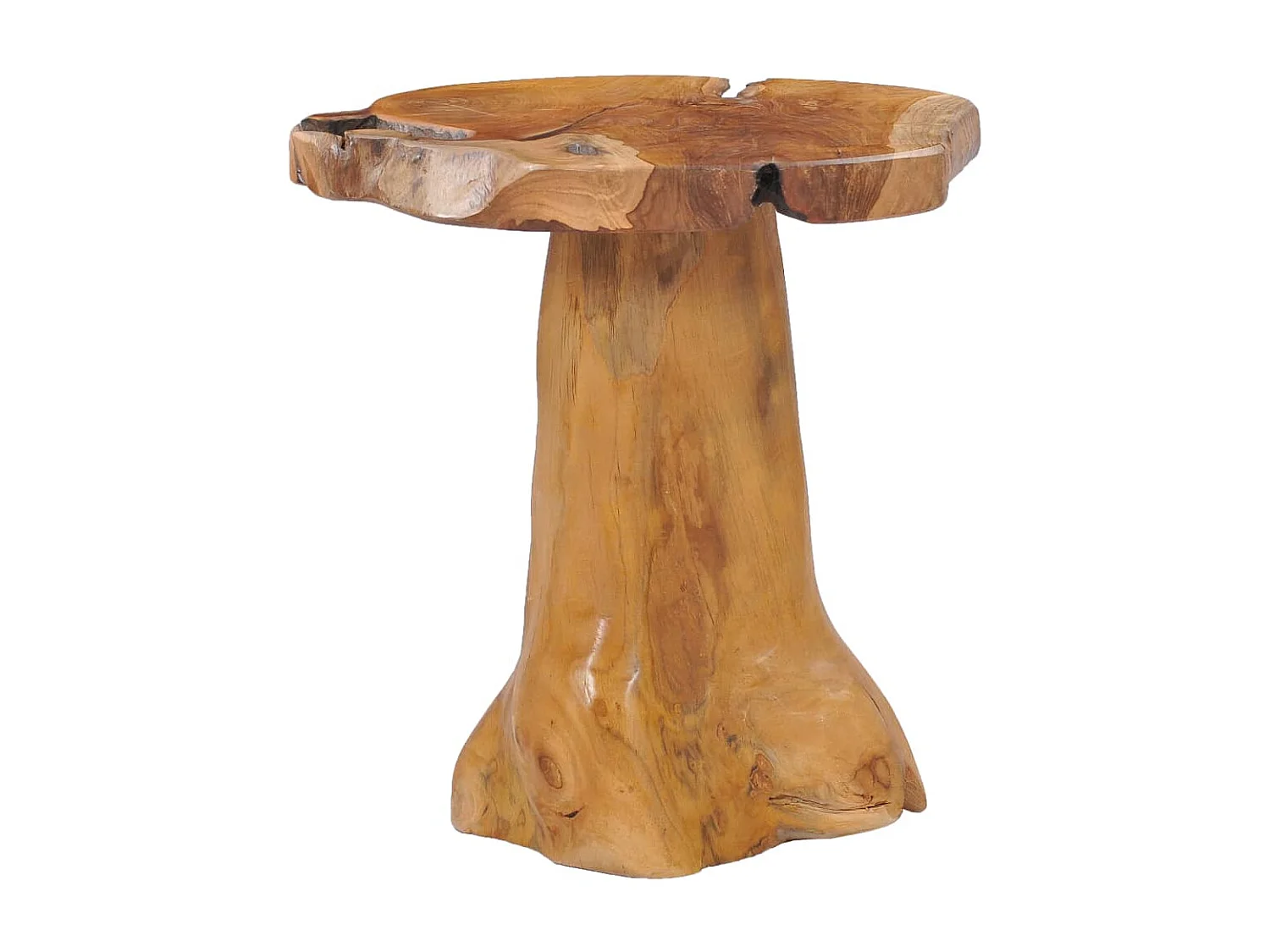 Couchtisch 40×40 cm Massivholz Teak