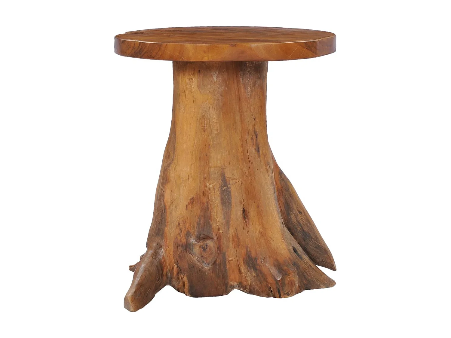 Couchtisch 40×40 cm Massivholz Teak
