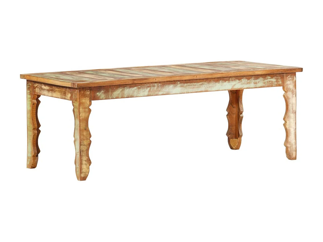 Couchtisch 110 x 50 x 40 cm Recyceltes Massivholz