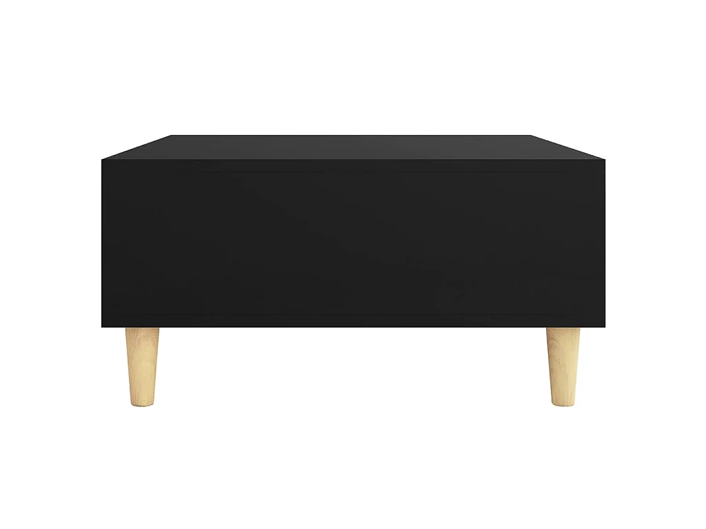 Salontafel 60x60x30 cm bewerkt hout zwart