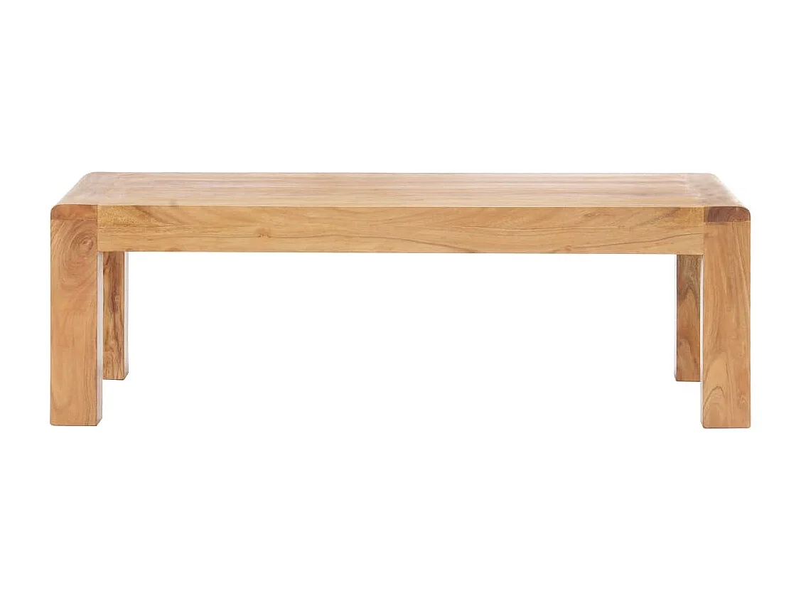 Table basse 110x60x35 cm Bois d'acacia massif et finition miel
