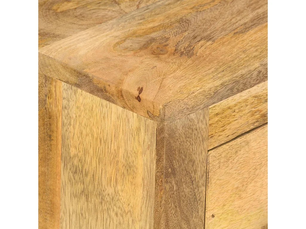 Table basse avec 4 tiroirs 90x50x35 cm Bois solide de manguier