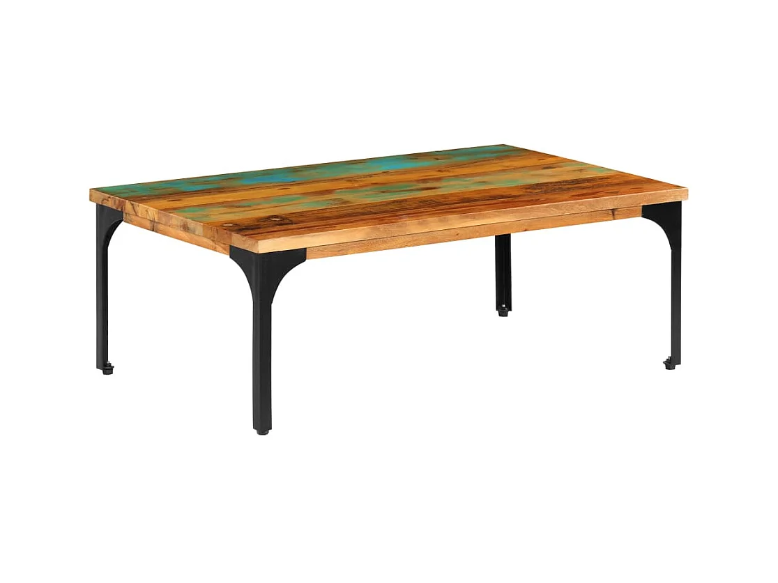 Table basse 100x60x35 cm Bois de récupération solide