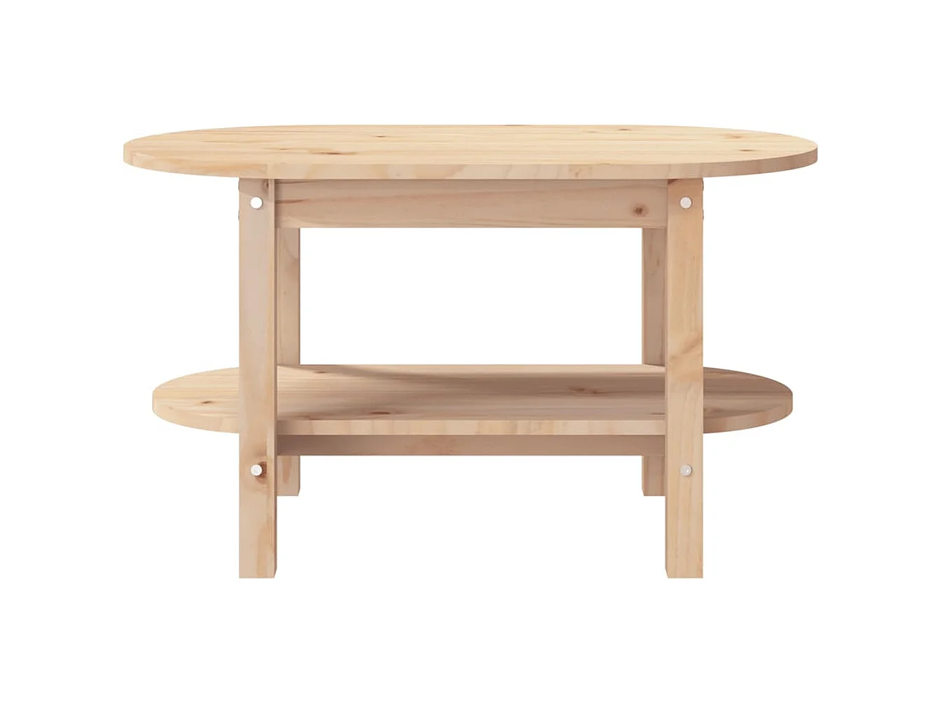Table basse 80x45x45 cm Bois massif de pin