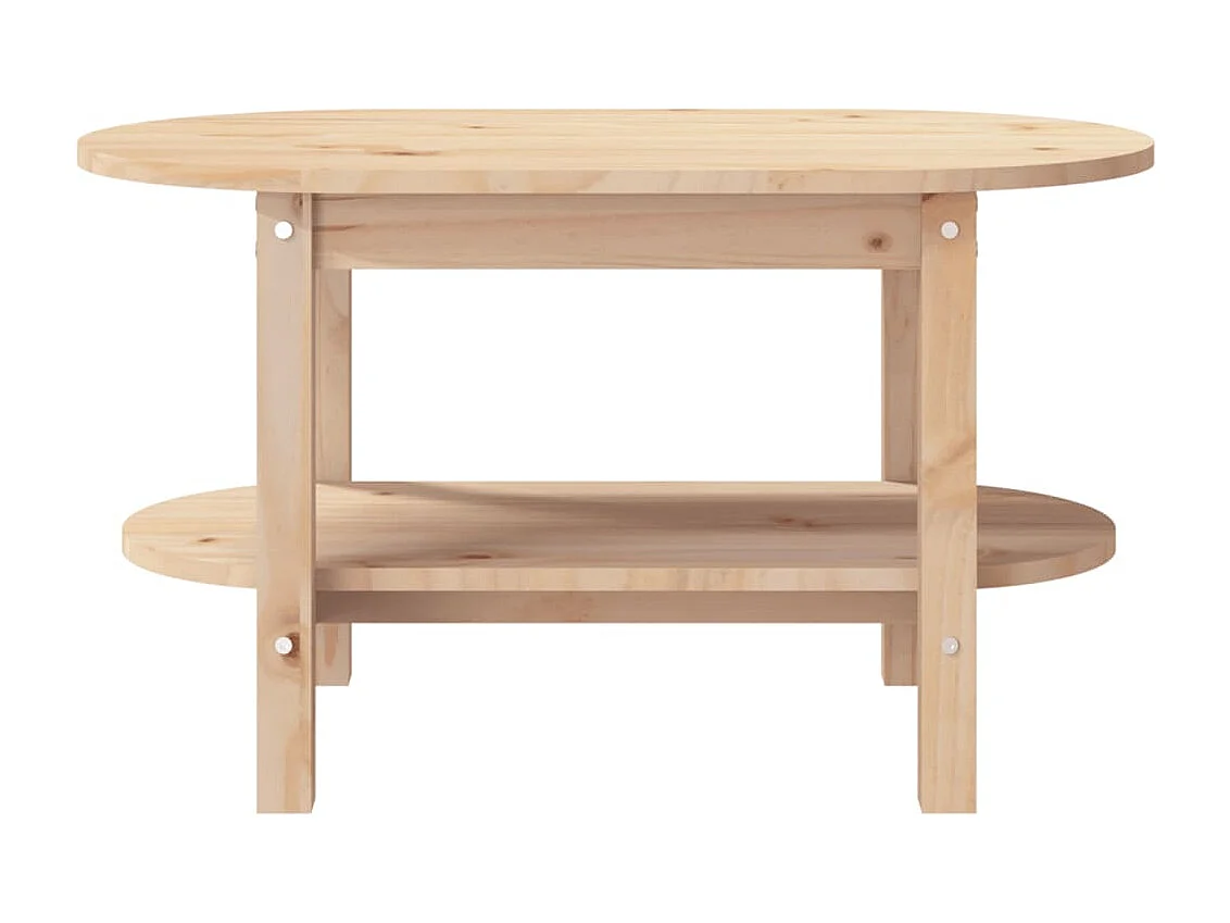 Table basse 80x45x45 cm Bois massif de pin
