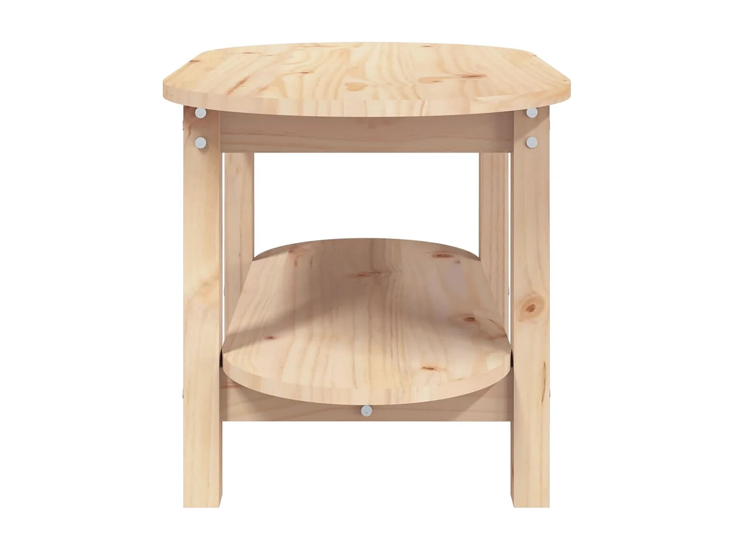Couchtisch 80x45x45 cm Massivholz Kiefer