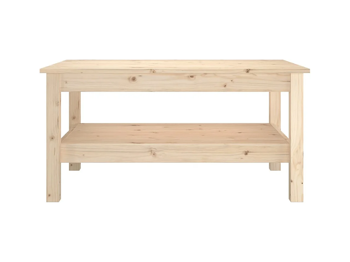 Couchtisch 80x50x40 cm Massivholz Kiefer