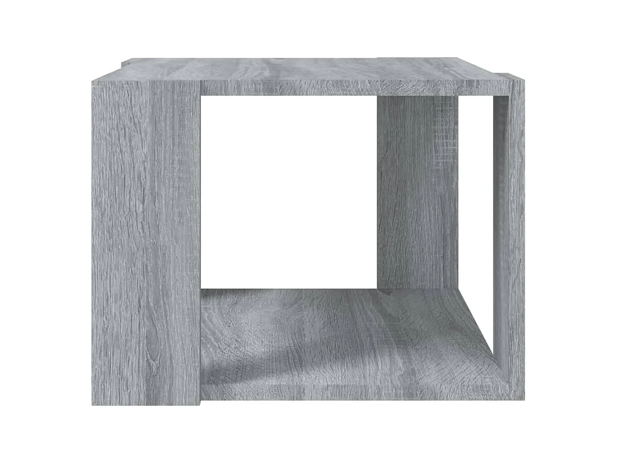 Tavolino Salotto Grigio Sonoma 40x40x30cm Legno Ingegnerizzato