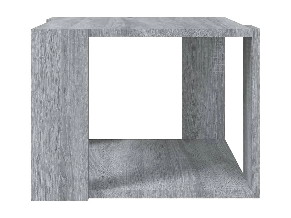 Tavolino Salotto Grigio Sonoma 40x40x30cm Legno Ingegnerizzato