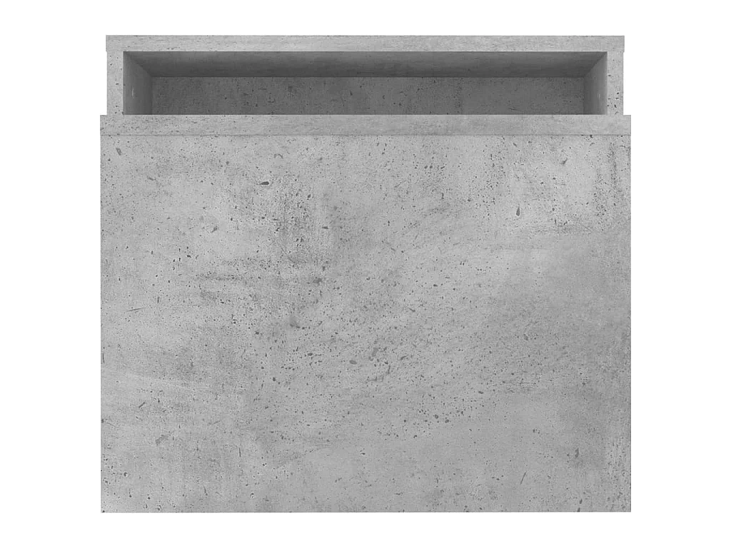 Salontafelset 100x48x40 cm bewerkt hout betongrijs