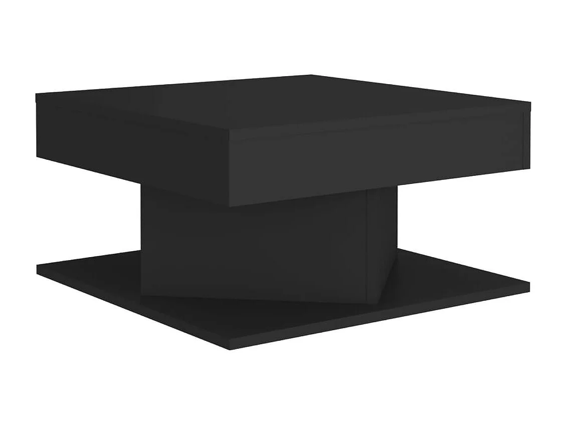 Couchtisch Schwarz 57x57x30 cm Holzwerkstoff