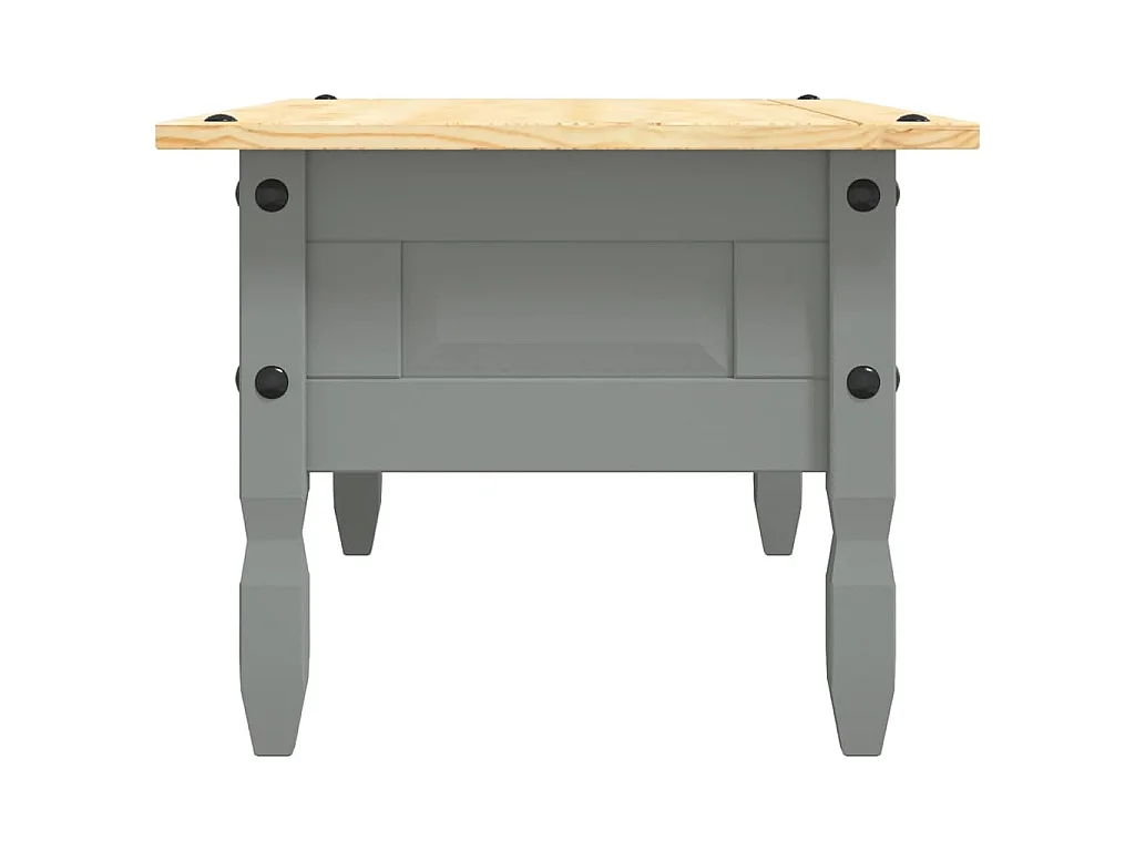 Salontafel 100x55x44 cm Mexicaans grenenhout Corona-stijl grijs