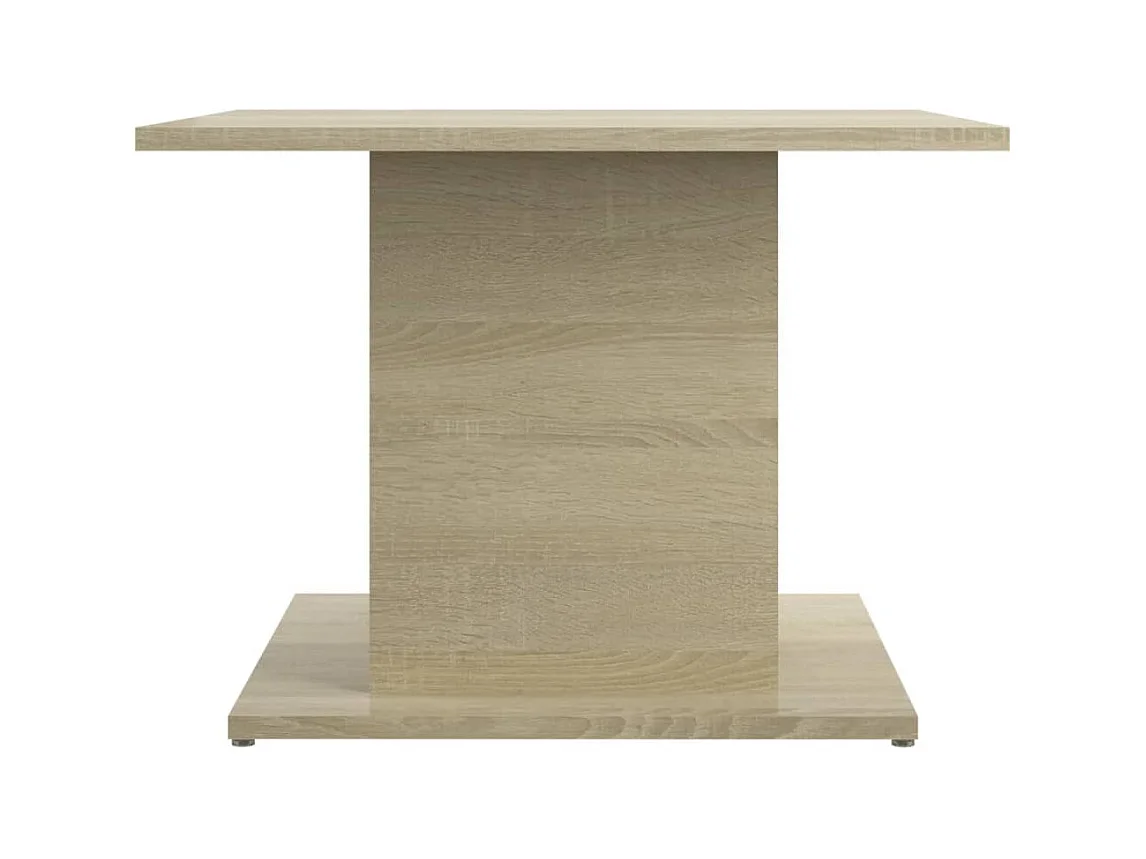 Mesa de centro 55,5x55,5x40cm derivados madeira carvalho sonoma