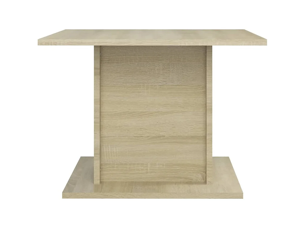 Mesa de centro 55,5x55,5x40cm derivados madeira carvalho sonoma