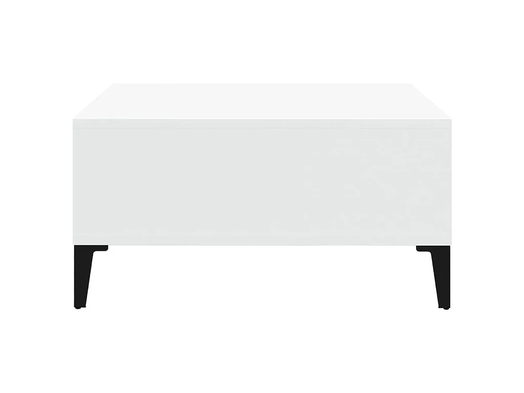 Couchtisch Weiß 60x60x30 cm Holzwerkstoff