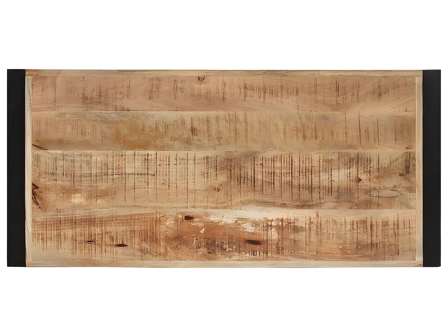 Tavolino da Salotto 120x55x40 cm in Legno Massello di Mango