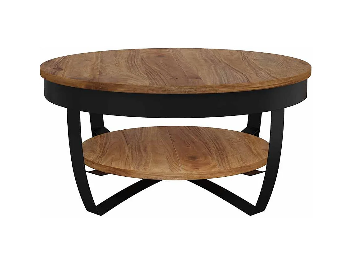 Table basse 65x65x32 cm Bois d'acacia solide