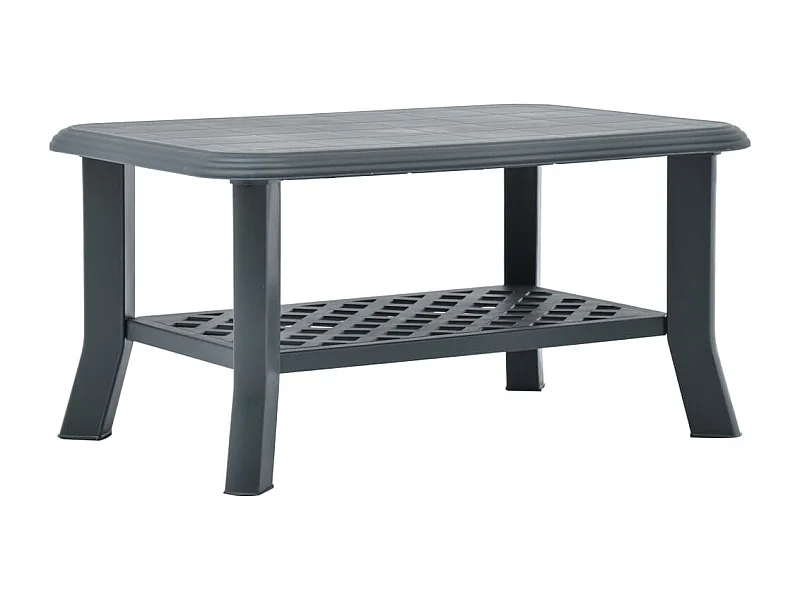 Couchtisch Grün 90 x 60 x 46 cm Kunststoff