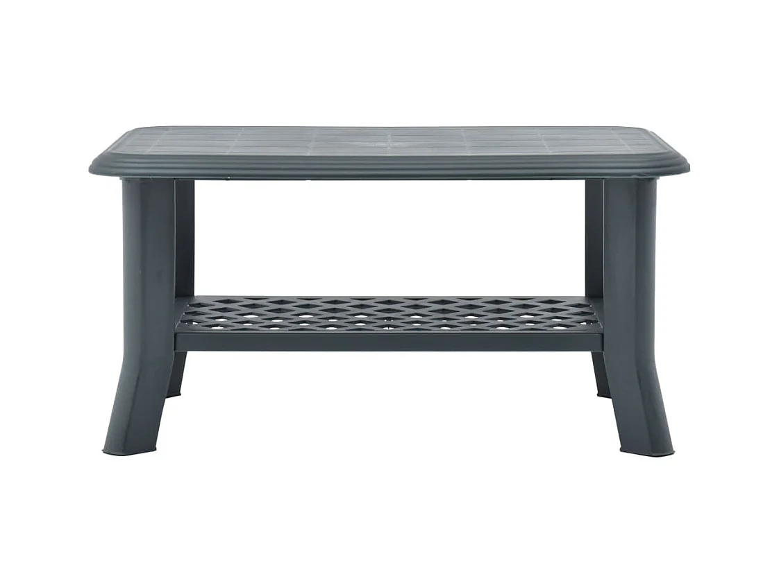 Couchtisch Grün 90 x 60 x 46 cm Kunststoff