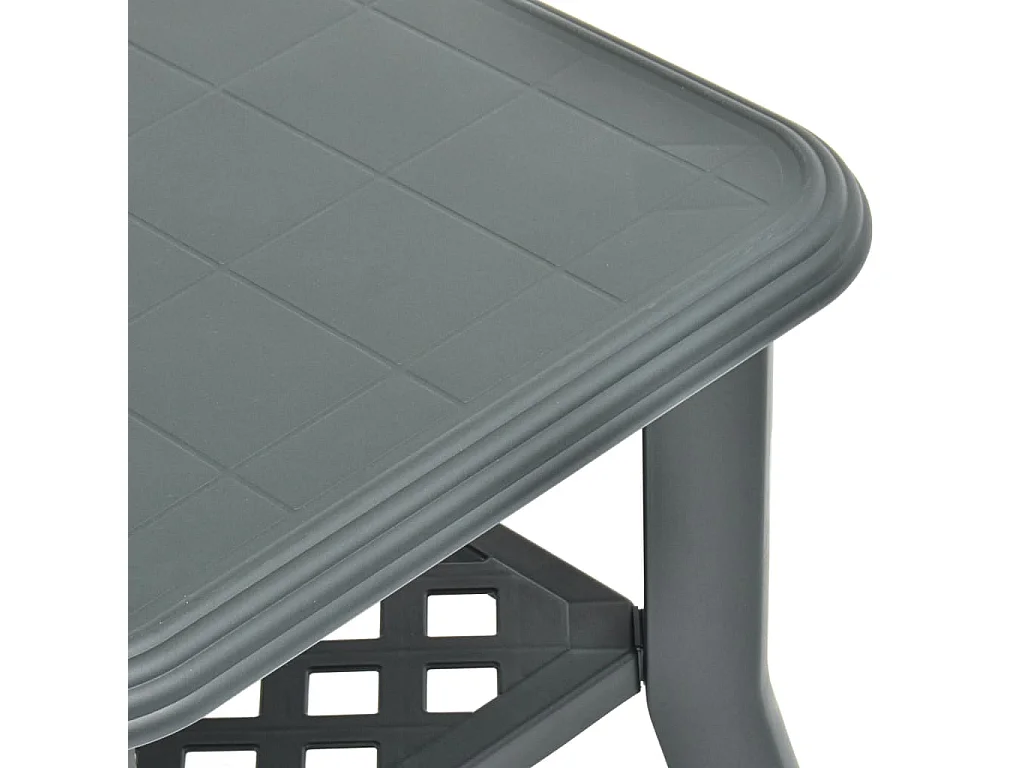 Table basse Vert 90x60x46 cm Plastique
