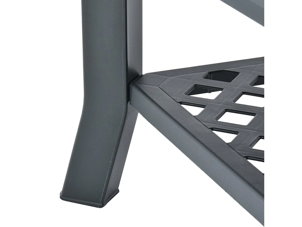 Table basse Vert 90x60x46 cm Plastique