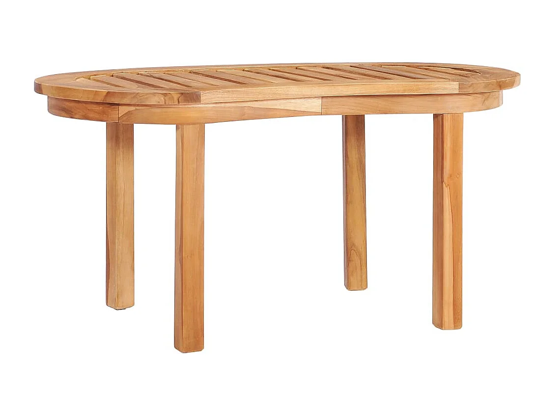 Salontafel 90x50x45 cm massief teakhout