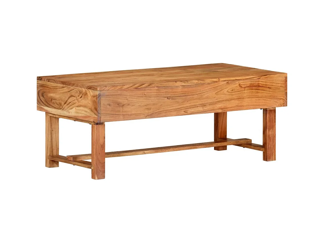 Table basse 100x50x40 cm Bois d'acacia massif