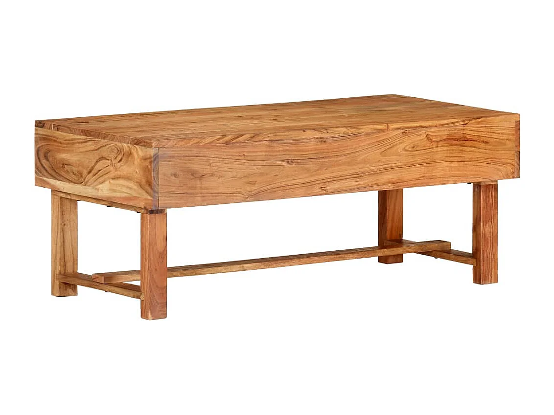 Salontafel 100x50x40 cm massief acaciahout