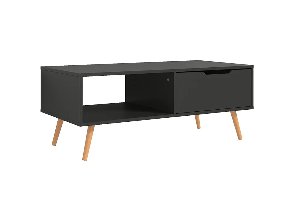 Salontafel 100x49,5x43 cm bewerkt hout grijs