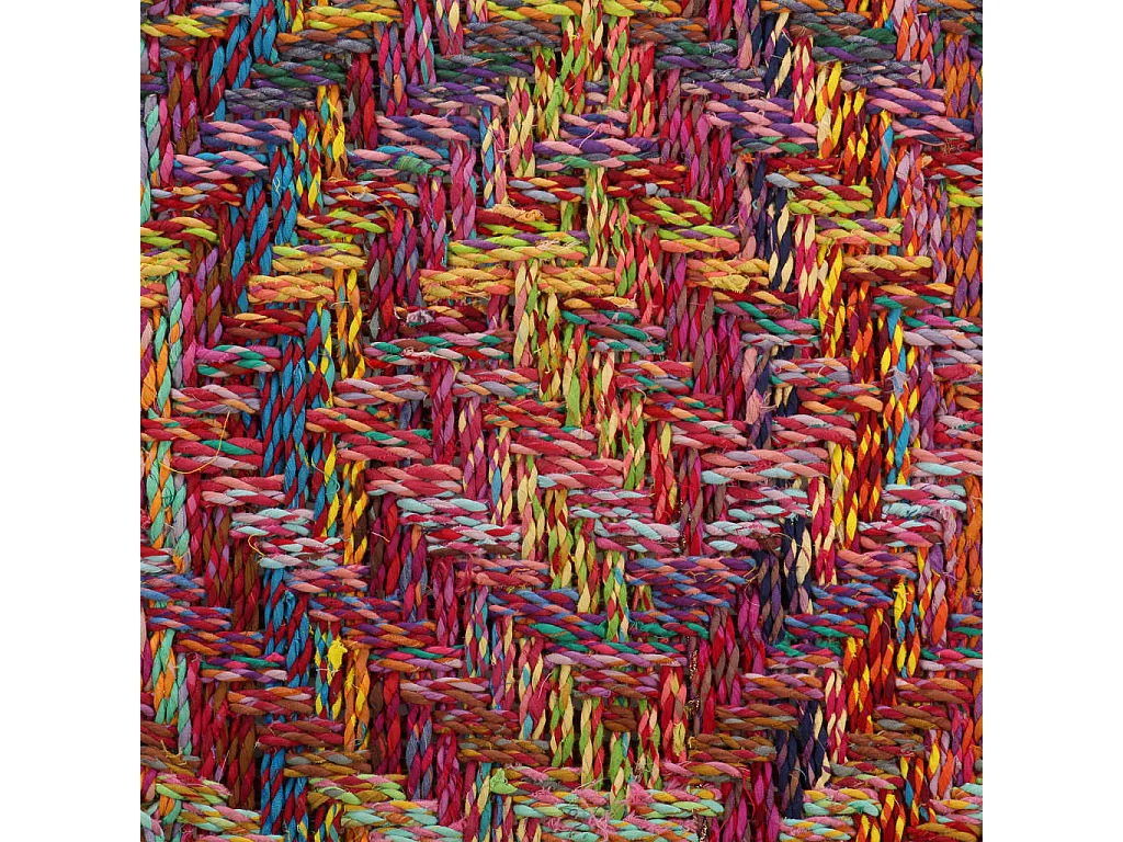 Juego de mesas de centro con detalles chindi 2 uds multicolor