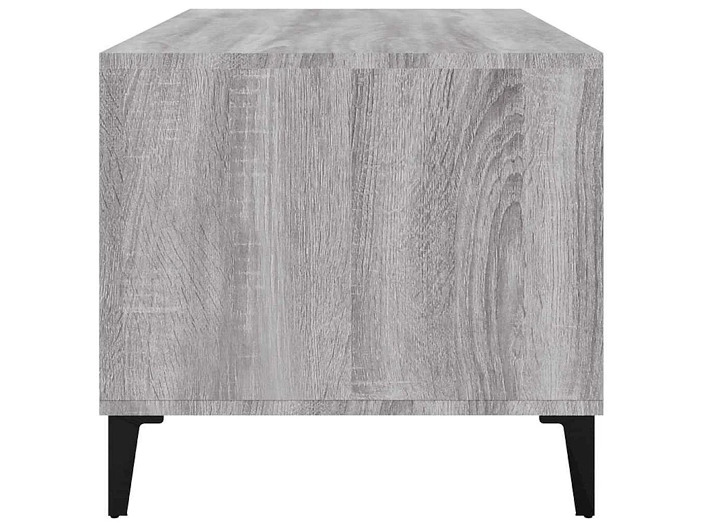 Salontafel 90x49x45 cm bewerkt hout grijs sonoma
