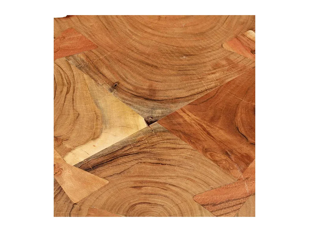 Salontafel 4 boomstammen 35 cm massief acaciahout