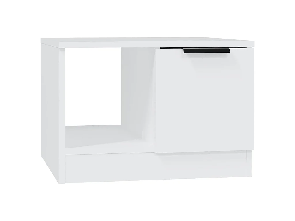 Salontafel 50x50x36 cm bewerkt hout wit