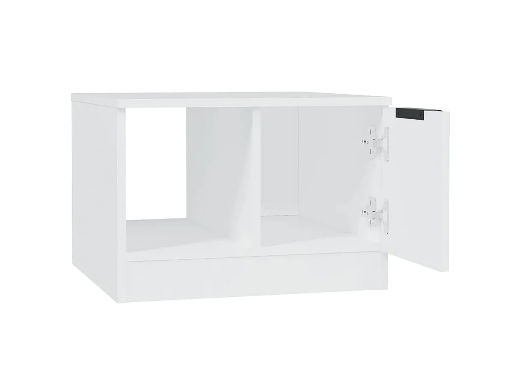 Salontafel 50x50x36 cm bewerkt hout wit