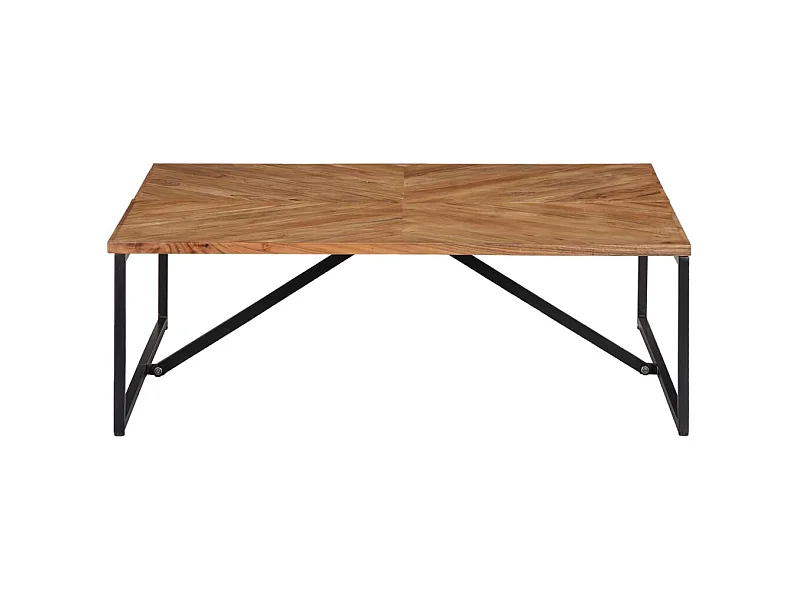 Mesa de centro 110x110x36 cm madeira de acácia maciça