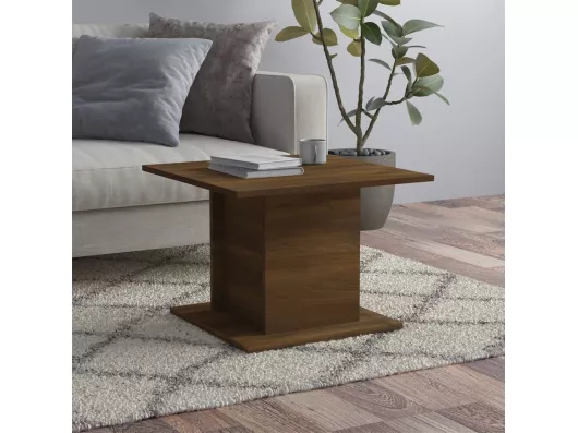 Kauf Unique Couchtisch Braun Eichen-Optik 55,5x55,5x40 cm Holzwerkstoff