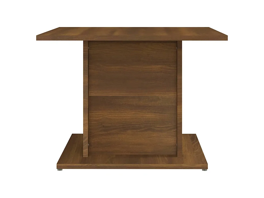 Table basse chêne marron 55,5x55,5x40 cm bois d'ingénierie