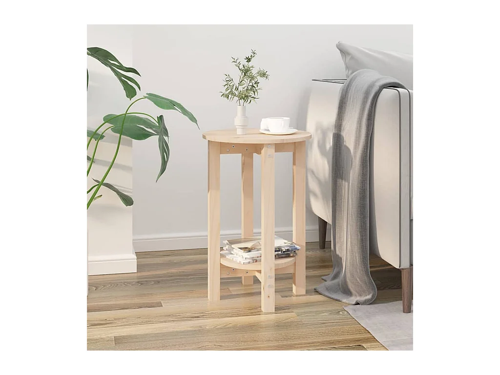 Couchtisch Ø 40x60 cm Massivholz Kiefer