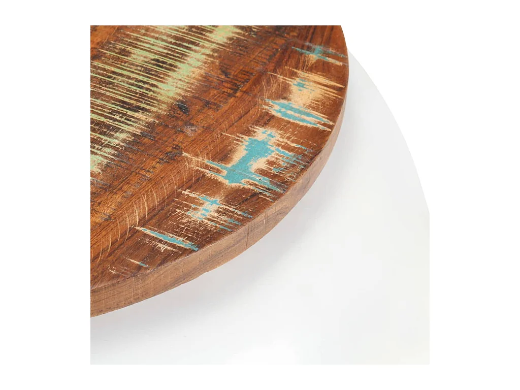 Tavolino da Salotto Bianco 68x68x30 cm Legno di Recupero