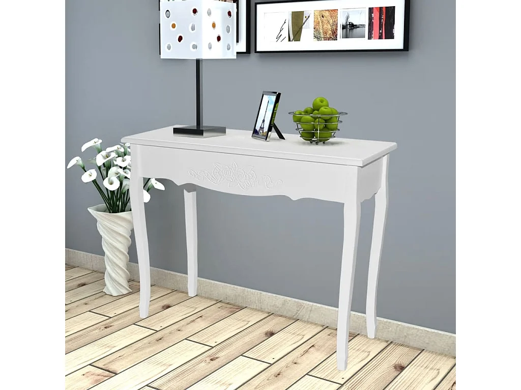Mesa consola de tocador blanco