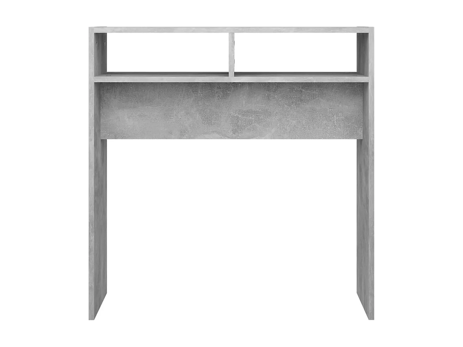 Wandtafel 78x30x80 cm bewerkt hout betongrijs