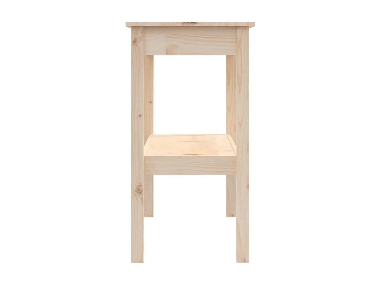 Tavolo Consolle 110x40x75 cm in Legno Massello di Pino