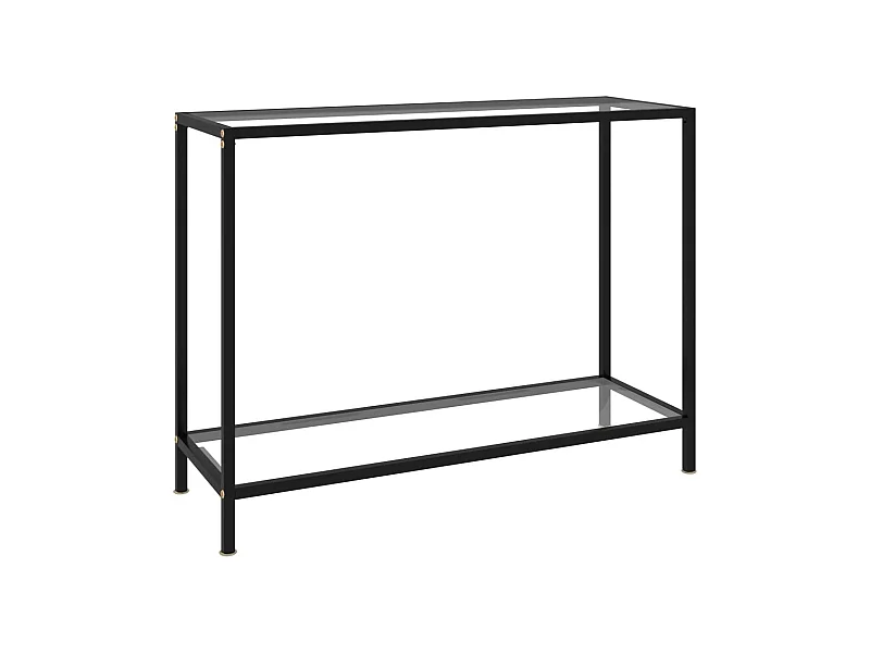 Konsolentisch Transparent 100x35x75 cm Hartglas
