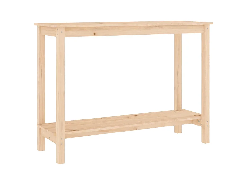 Table console 110x40x80 cm Bois massif de pin