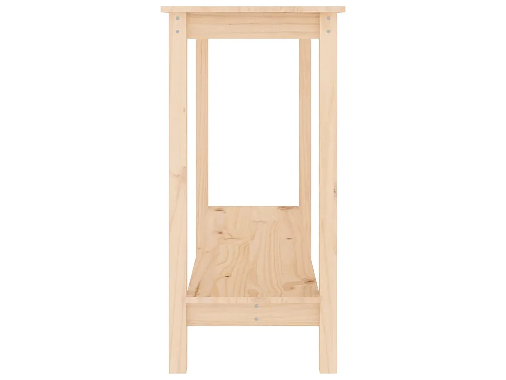 Table console 110x40x80 cm Bois massif de pin