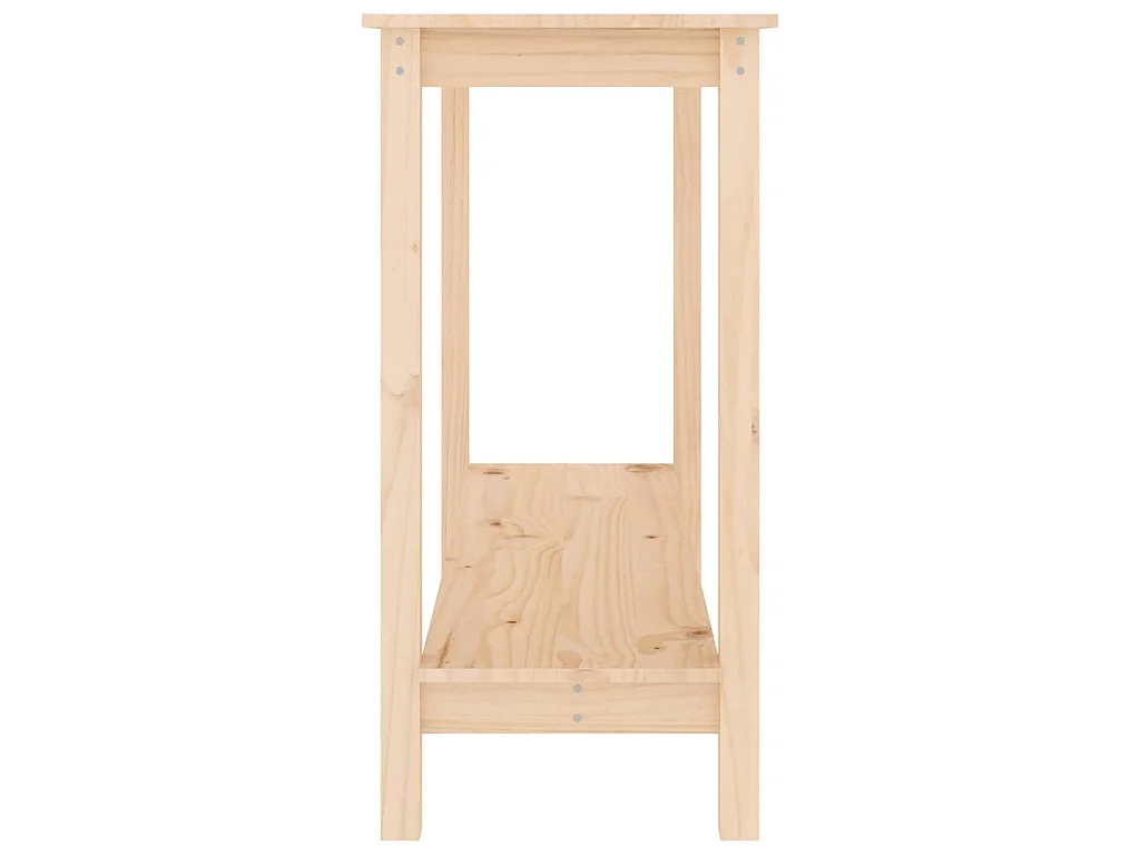 Table console 110x40x80 cm Bois massif de pin