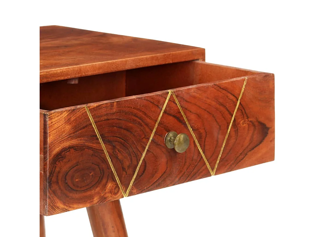 Mesa consola 90x35x76 cm madeira de acácia maciça