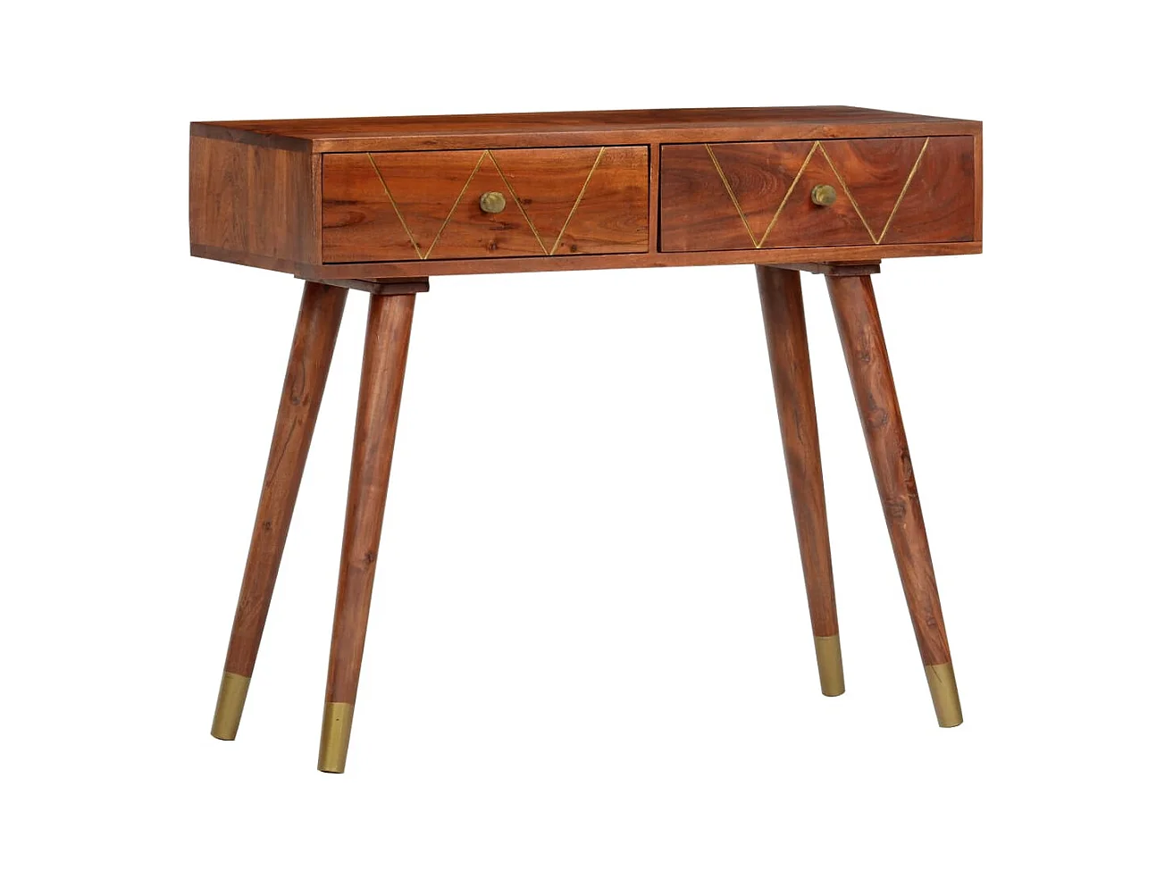 Table console 90x35x76 cm Bois d'acacia massif
