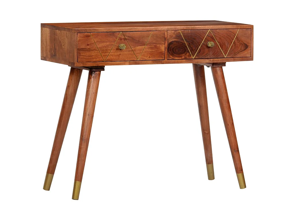 Table console 90x35x76 cm Bois d'acacia massif